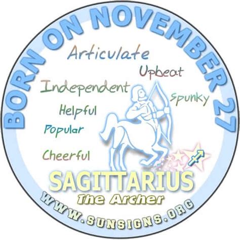 November 27 Birthday Horoscope Personality Sun Signs