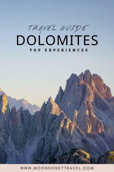 The Dolomites Travel Guide Map Moon And Honey Travel