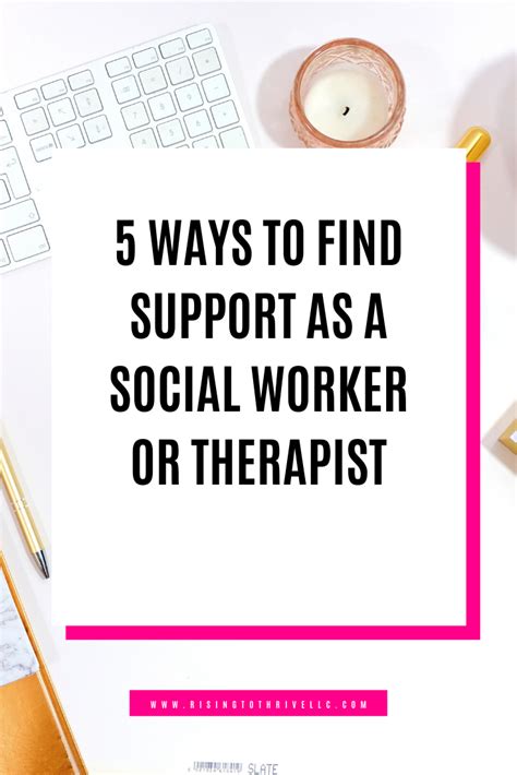 5 Ways To Be Supported As A Social Worker Or Therapist By Coach