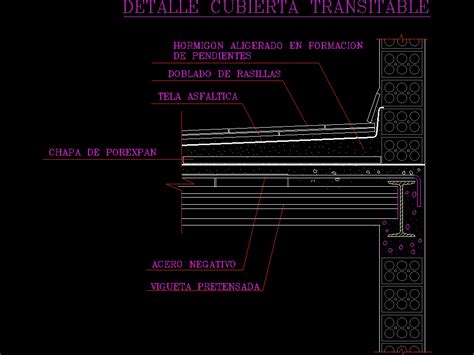 Detalle Constructivo Terraza En AutoCAD CAD 51 19 KB Bibliocad