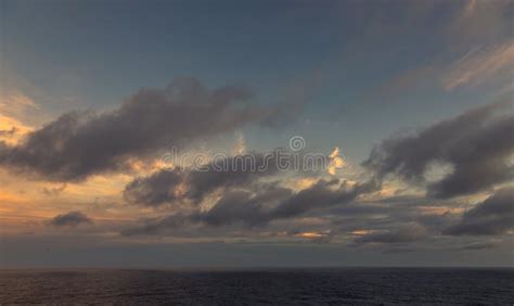 Dramatic Sky Over The Ocean Stock Image Image Of Daylight Ocean