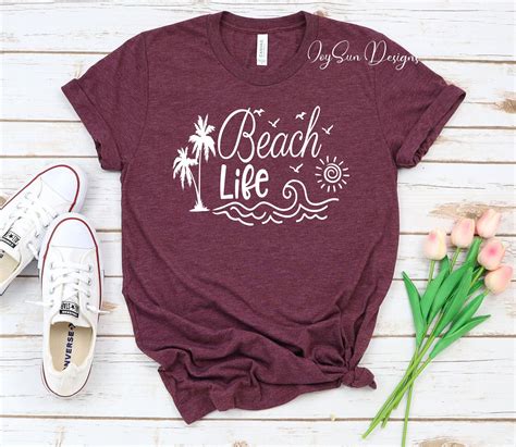 Beach Life Shirt Beach Shirt Beach Vacation Shirt Beach Etsy