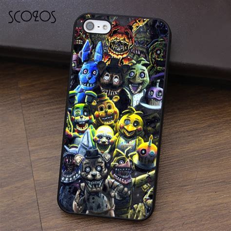 scozos five nights at freddy s fnaf phone case for iphone x 4 4s 5 5s se 5c 6 6s 7 8 6and6s plus 7