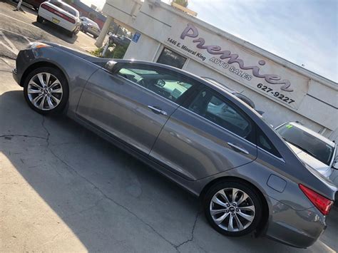 The 2012 hyundai sonata sports those same design elements and is essentially a carryover from the much changed and improved 2011 sonata. 2012 HYUNDAI Sonata SE Turbo at Premier Auto Visalia