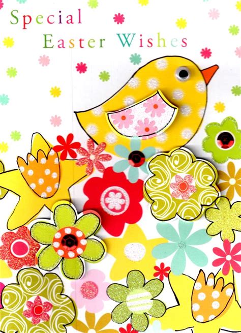 Special Easter Wishes Cute Chick Easter Card Cards Love Kates