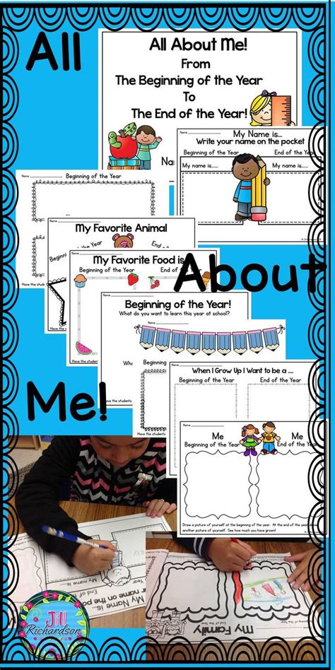 All About Me Esl Book Template Preschool Kindergarten First Grade