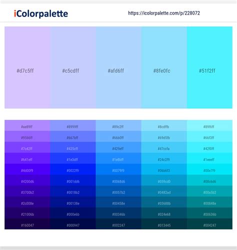 Latest Color Schemes With Periwinkle Color Tone Combinations