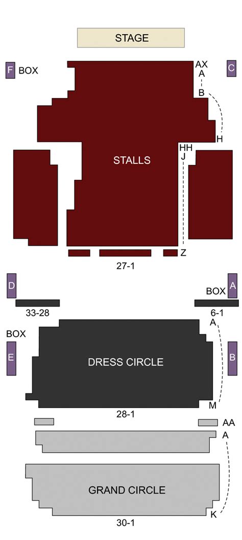 Aldwych Theatre London Seating Chart And Stage