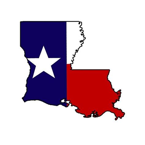 Texas Flag Louisiana Outline Posters By Artisticattitud Redbubble