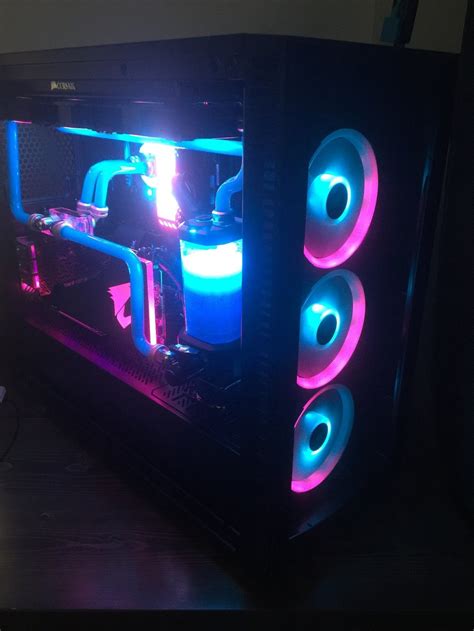 My First Build Ever Custom Loop I9 9900k 2080 Ti Buildsgg