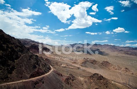 Highway Through The Nevada Desert Stock Photo Royalty Free Freeimages
