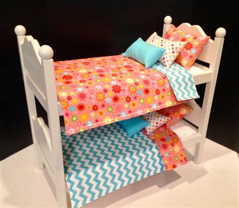 American Girl Doll Furniture Bunk Beds By Bedsandthreads On Etsy
