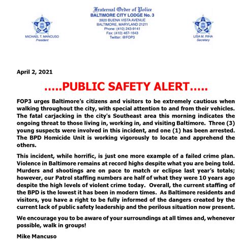 Public Safety Alert 422021 Events Calendar Fop 3
