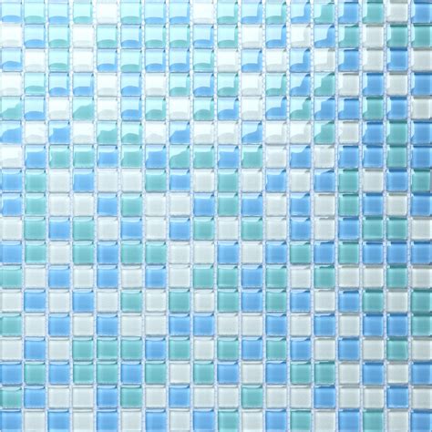 Crystal Glass Tile Sheets For Shower Wall Tiles Designs Sea Blue Glass