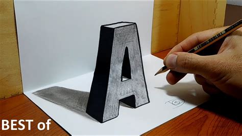 Want to discover art related to 3d? Trick Art How to Draw 3D - Best of - YouTube