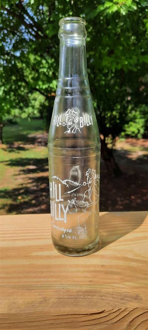 Vintage Hill Billy Soda Bottle Etsy