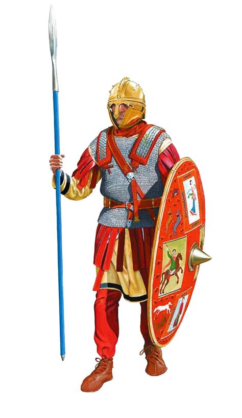Roman Soldier Second Half Of The 4th Century Roman Soldiers Roman