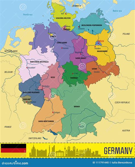 Cartina Germania Con Regioni Cartina