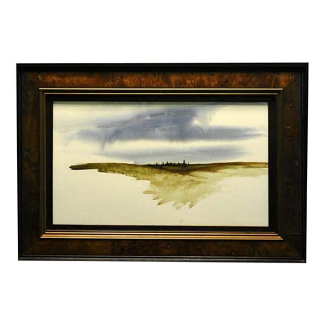 Frank Howell Original Watercolor Landscape Painting Chairish