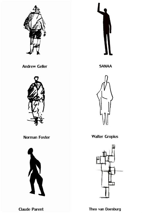 These Architects Drawings Of Human Figures Offer An Insight Into Their