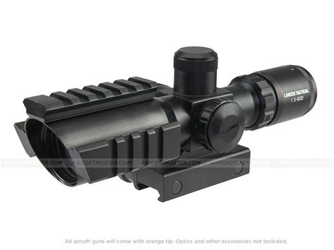 Lancer Tactical 15 5x32 Variable Zoom Adjustable Illuminated Rifle Scope