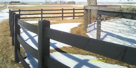 Two Rail Hdpe Ranch Fencing Safe And Durable 2 Rail Ranch Fence