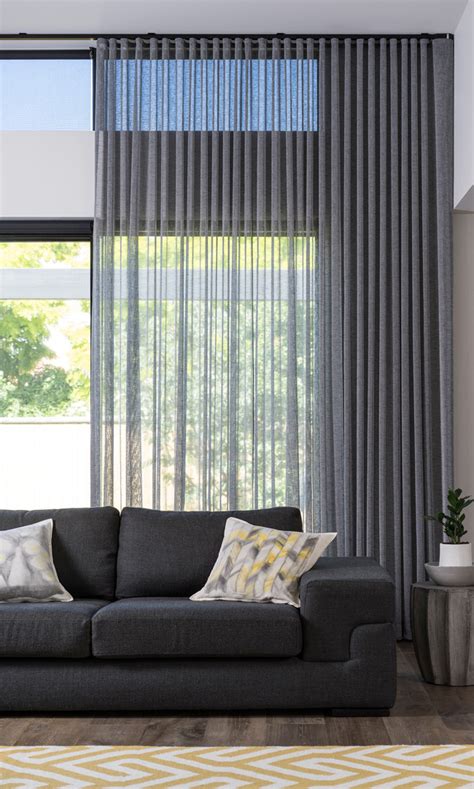 A decoration tip is to install roller blinds behind your curtains, in a complementary colour. Curtains - Clect-A-Blind