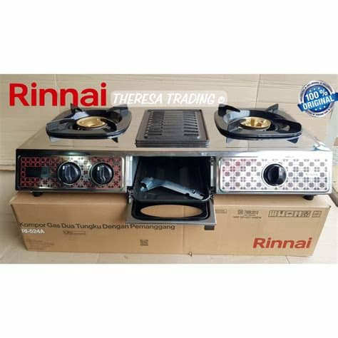 Ukurannya yang minimalis dan hemat ruang membuat kompor ini pas untuk di. GOJEK KOMPOR GAS RINNAI 3 TUNGKU 524 A API LILIN ...