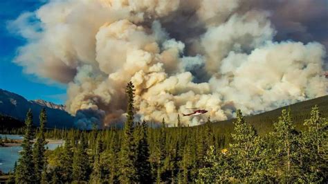 Rains Contain Wildfires In The Canadian Rockies And Banff