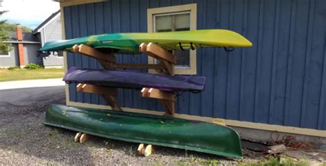 Diy Kayak Rack Cheap And Easy To Build