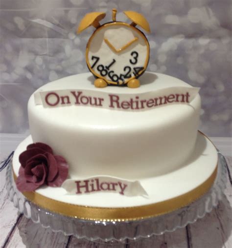 Retirement clock cake | Cake, Amazing cakes, No bake cake