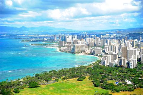 Hawaii Honolulu Waikiki Cabeza De Diamante Isla Vacaciones