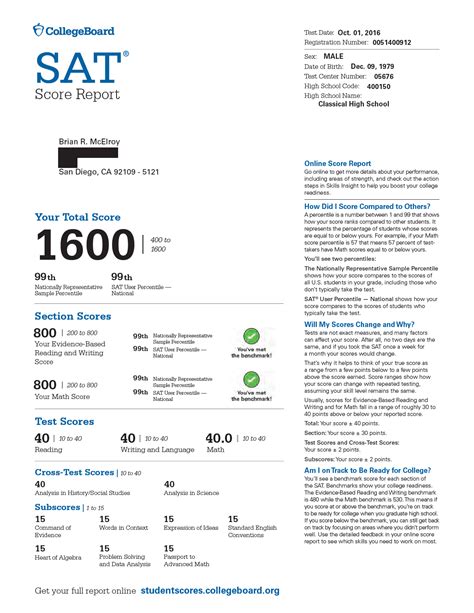 I Have Achieved A Perfect 1600 On The Sat With All 154 Questions