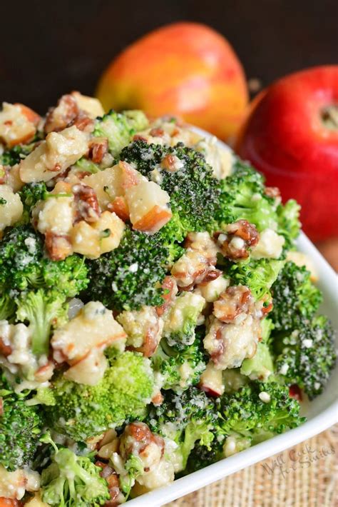 With this poolside salad, we're skipping the leafy greens altogether and using some hearty broccoli as the base. Pear Apple Broccoli Salad - Will Cook For Smiles