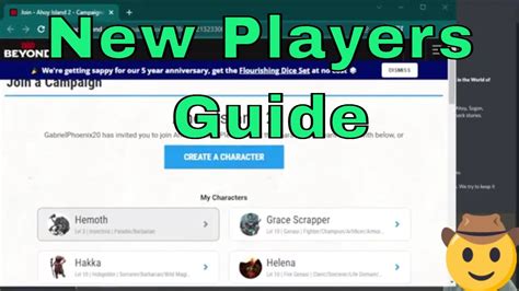 Getting Started As A New Players Youtube