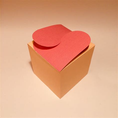 Love Box Template Heart Box Romantic Box T Box Birthday Etsy