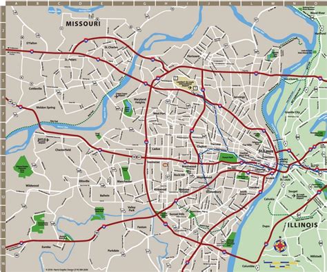 St Louis Metro Area Map