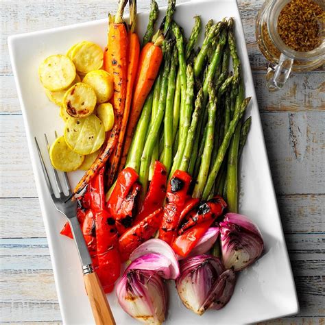 Grilled Vegetable Platter Recipe How To Make It Taste Of Home