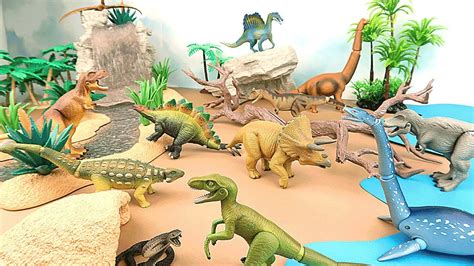 This cute dinosaur stands at 3 ft tall and makes real baby triceratops roars. Dinosaur Island With Scary Dino Toys. Toy Mini Movie For ...