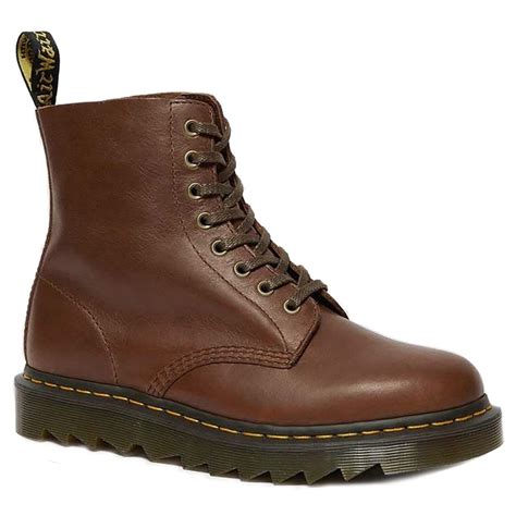 Dr Martens 1460 Pascal Ziggy Mens Leather Boots Tan
