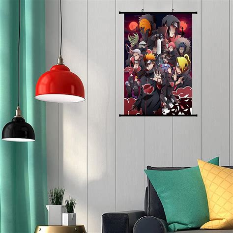 Naruto Poster Anime Characters Naruto Poster Fabric Scroll Painting