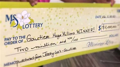Check on the map where mega millions jackpot tickets were sold. Mississippi woman claims $2 million Mega Millions prize