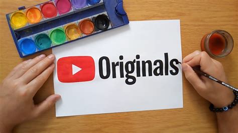 How To Draw The Youtube Originals Logo Youtube