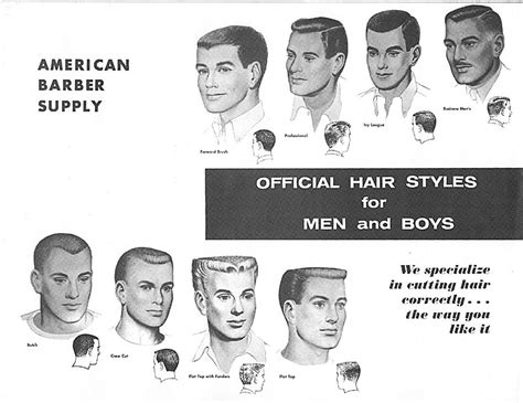 1950s Mens Hair Styles In The Mid 1950s The Flattop Was Flickr