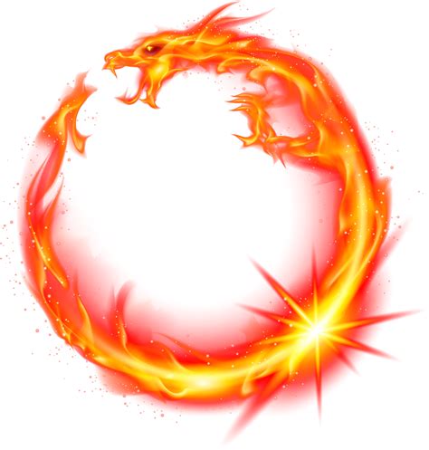 Flame Dragon Fire Red - Fire Dragon Logo Png Clipart - Full Size png image