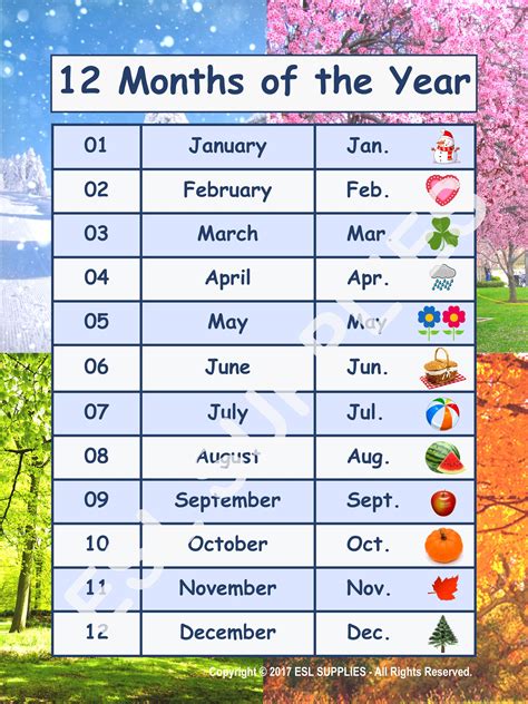 Months Of The Year In Order A Comprehensive Guide Worksheets Decoomo