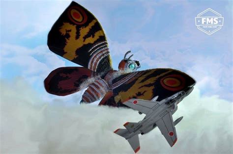 Mothra Flying Above The Clouds Shmonsterarts Mothra Toy Photography