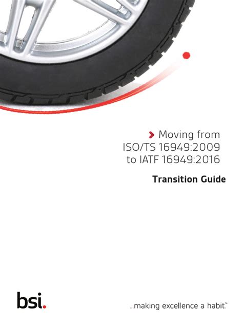 So please help us by uploading 1 new document or like us to download IATF 16949 - Guia Transicion_BSI.pdf | Quality Management ...