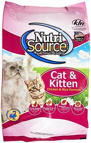 Nutrisource Cat Food Cat & Kitten Chicken & Rice ...
