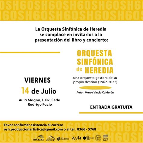 Orquesta Sinfónica De Heredia Presenta Libro Y Ofrece Concierto